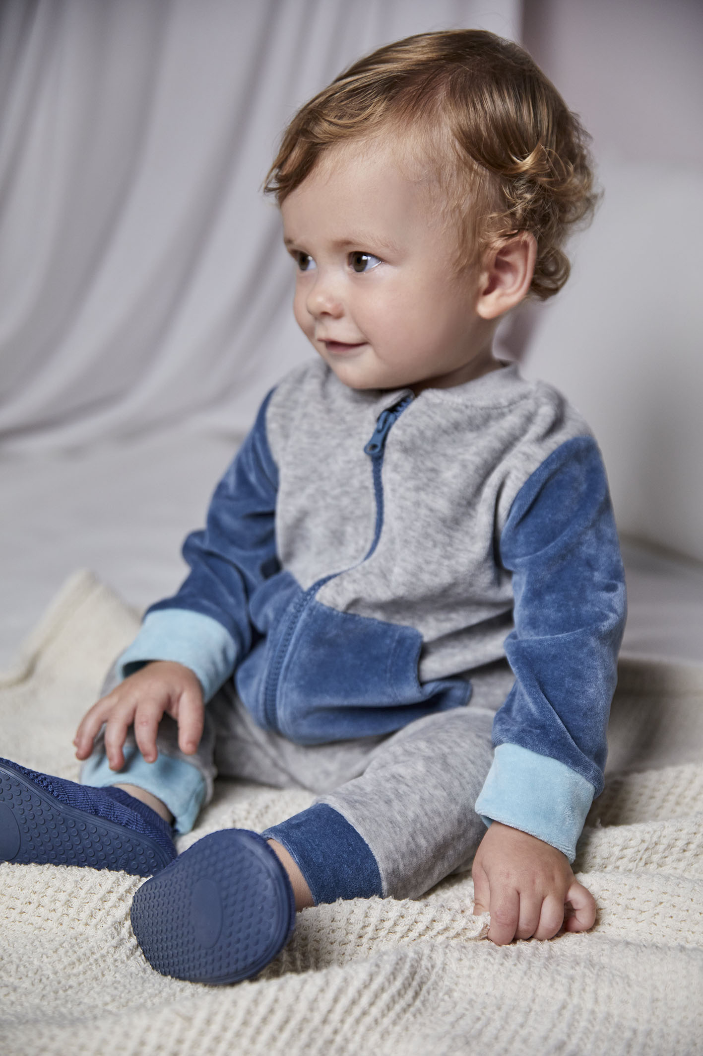 CAMPERA PLUSH BLOCK BEBE Cheeky