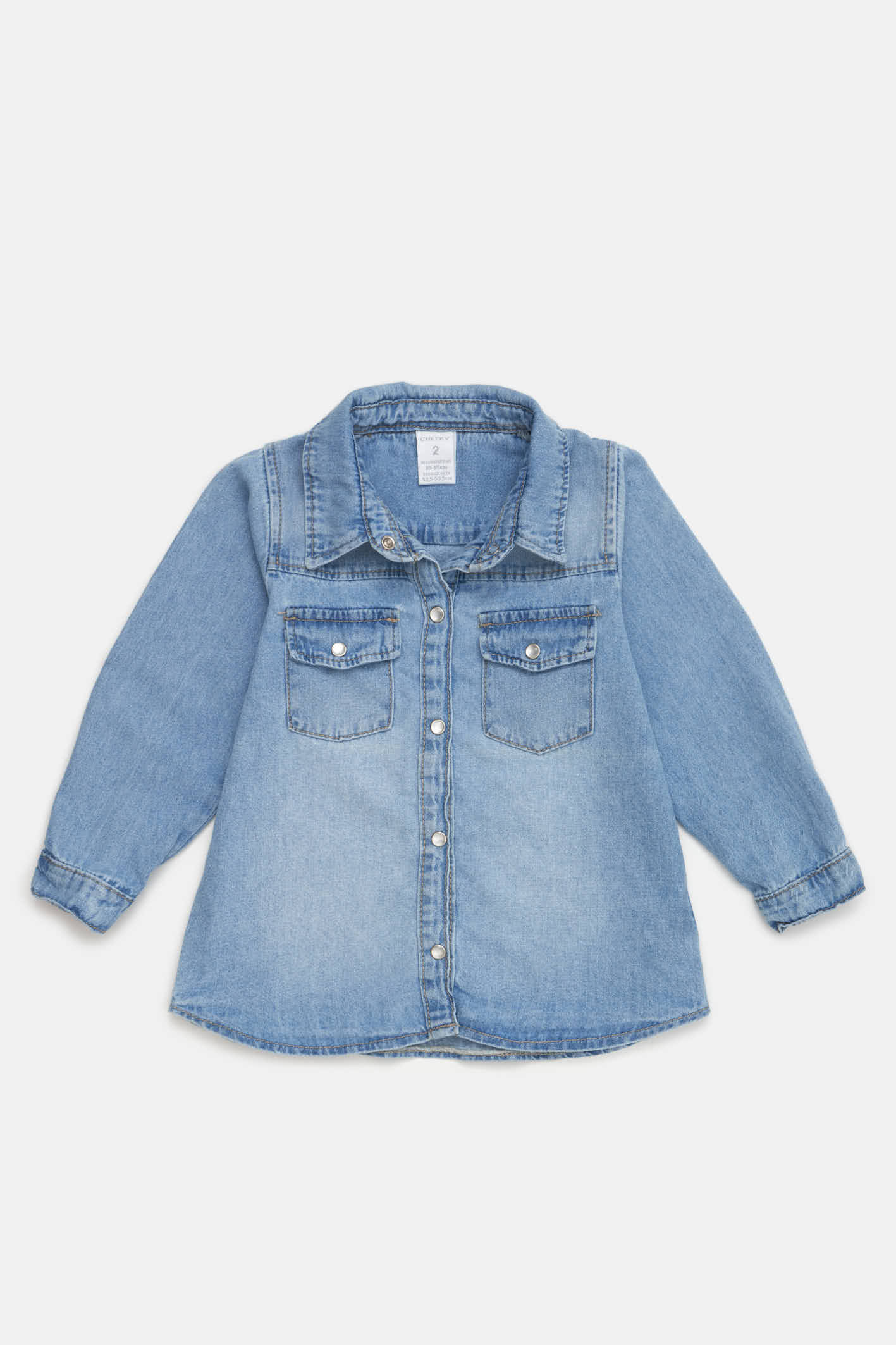 CAMISA BASIC GIRL BLUE 1-3