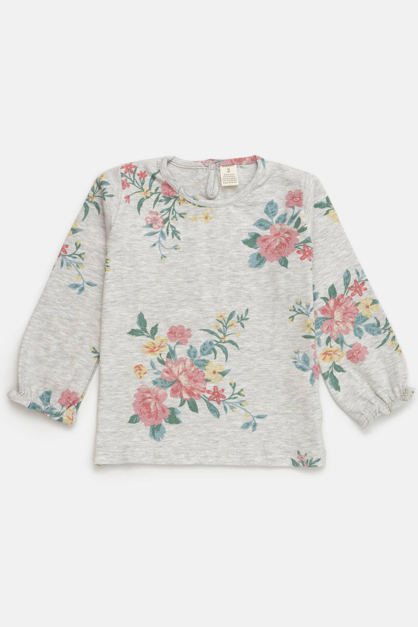 REMERA ML STP FLOWERS 1-3