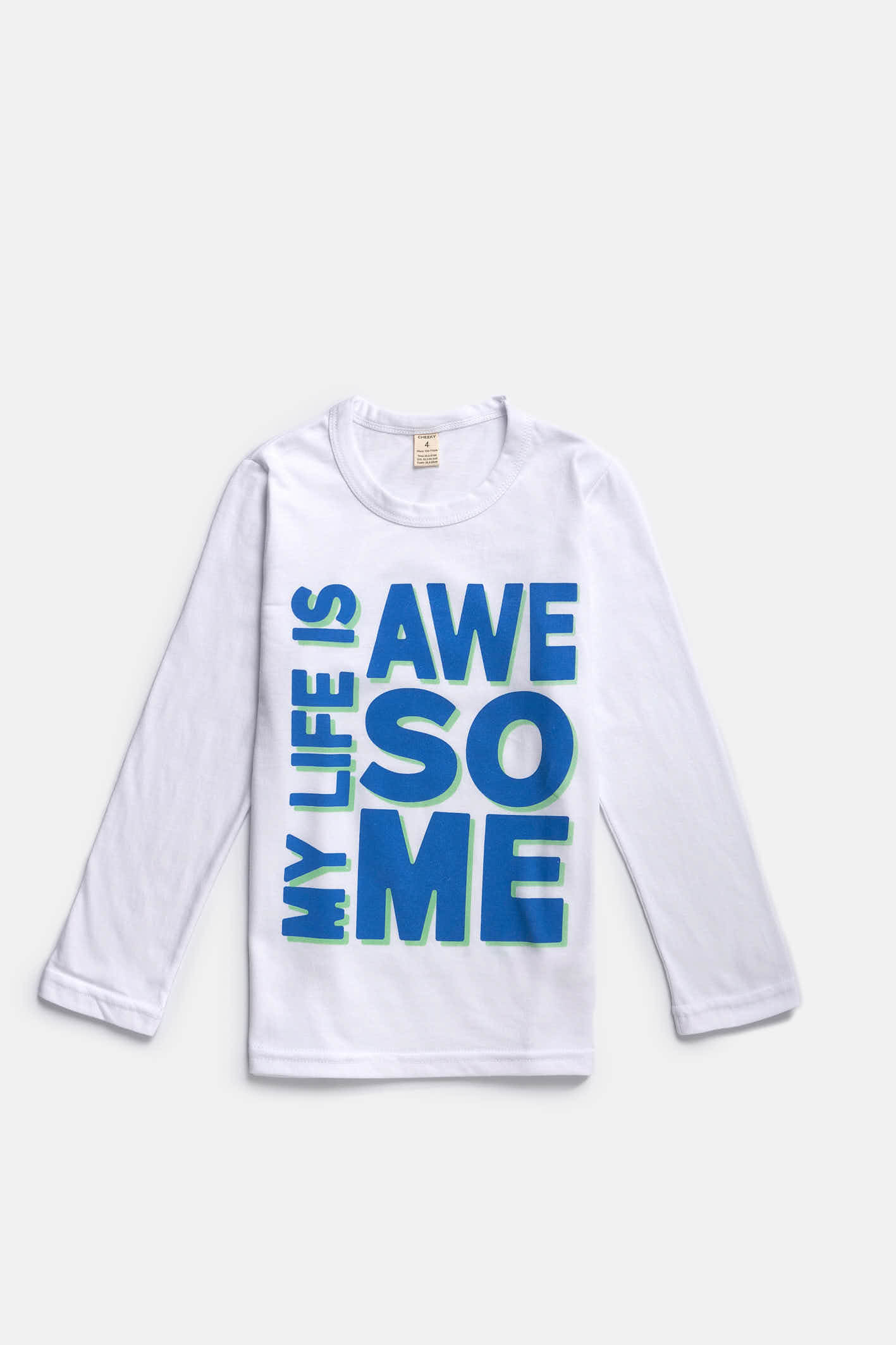 Remera blanca Flynn 4-12