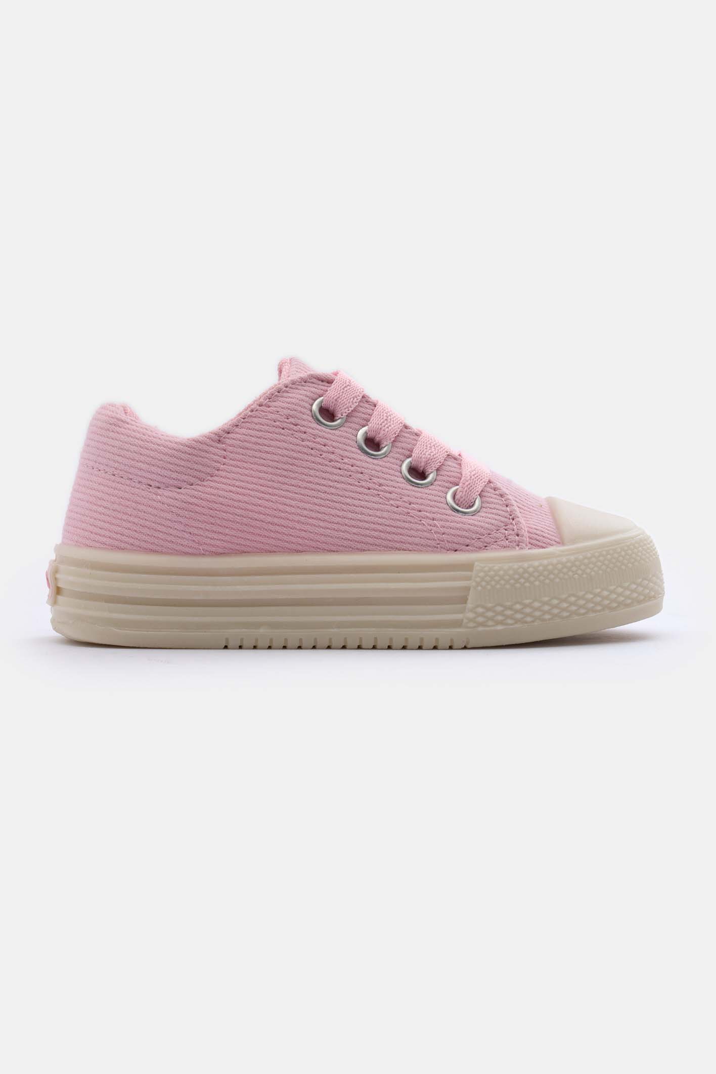 Zapatillas de cordelina rosa para niñas