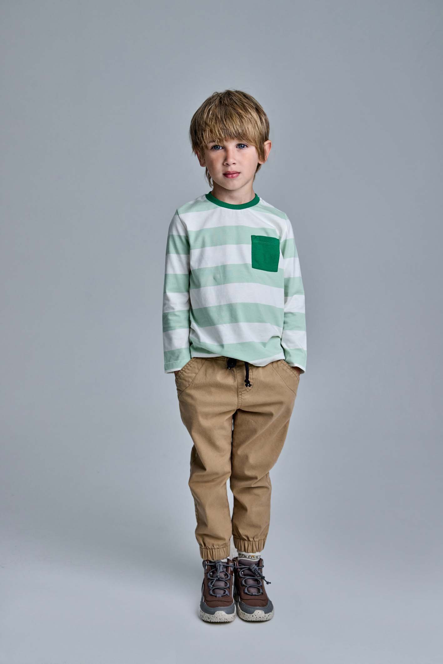 Remera rayada andy para niños