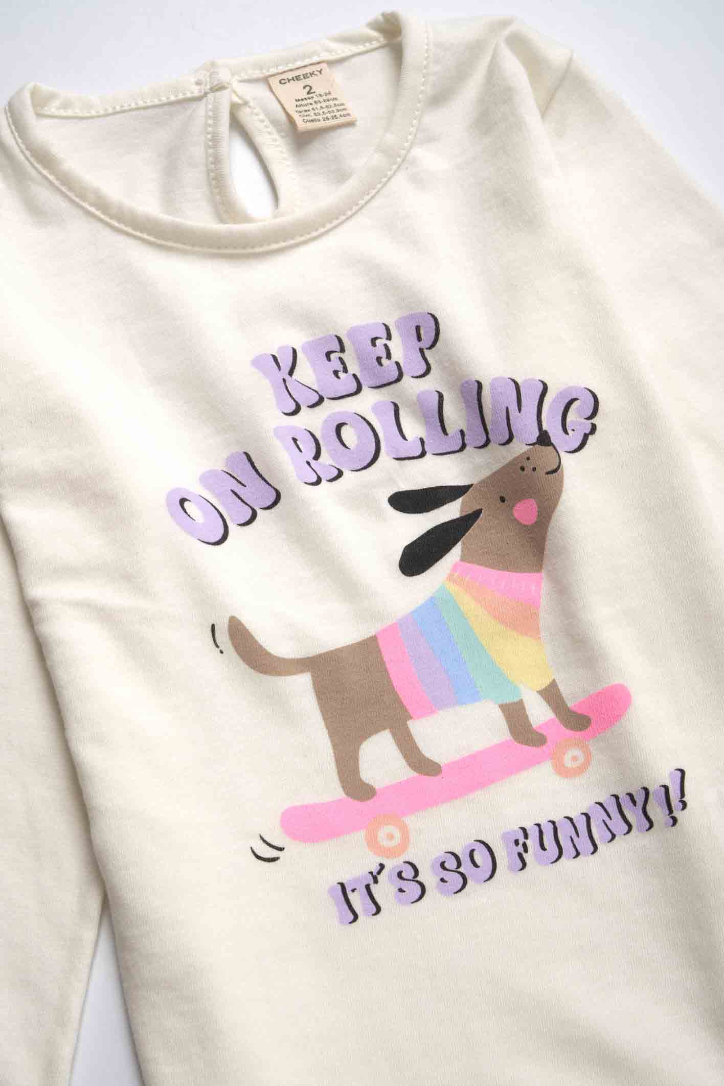 Remera estampada Dolly para niñas de Cheeky