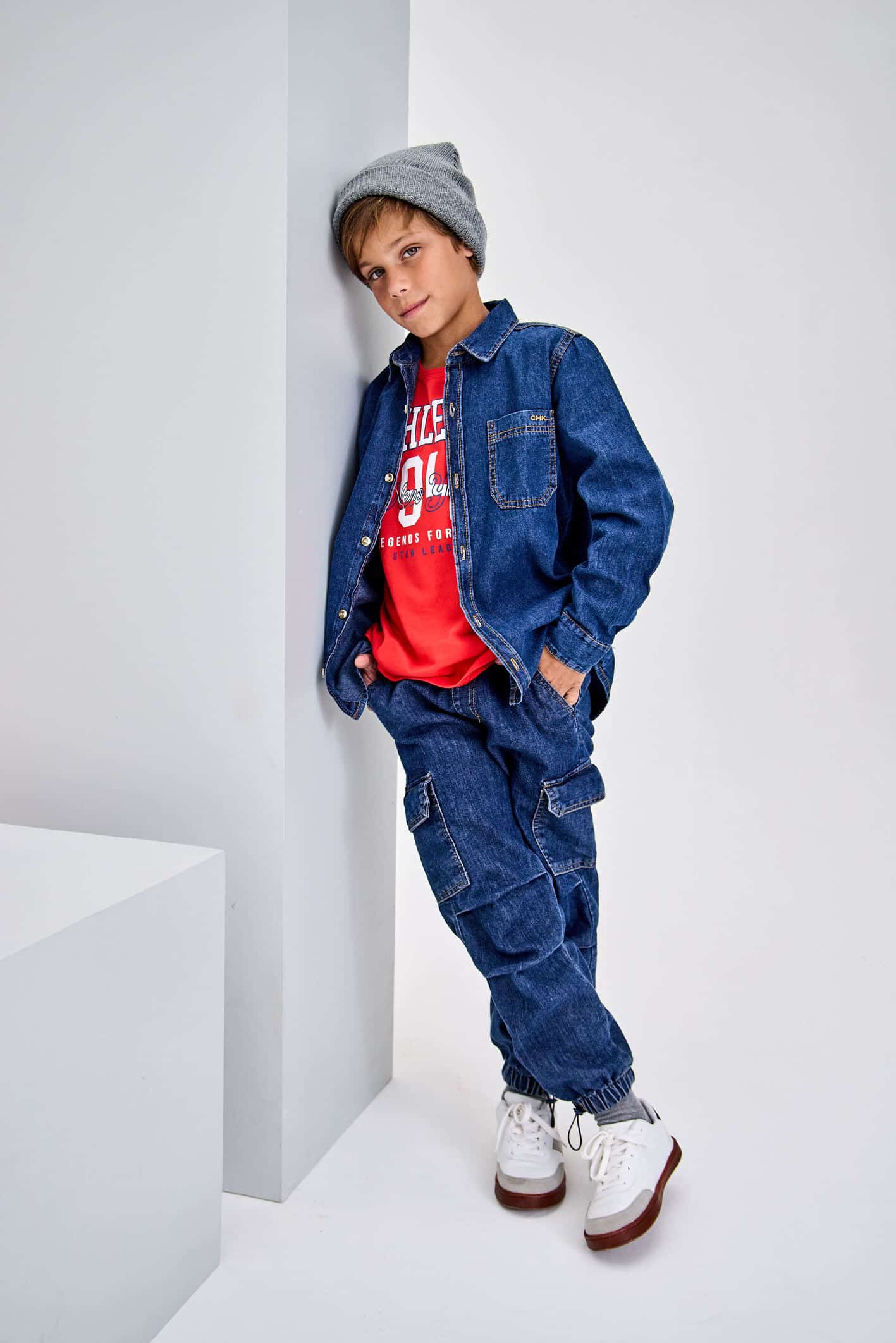 CAMISA BLUE DENIM 4-14