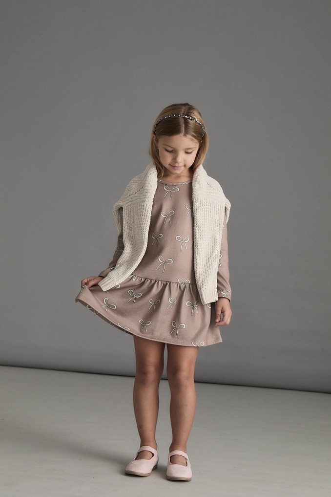 VESTIDO BOW 4-12