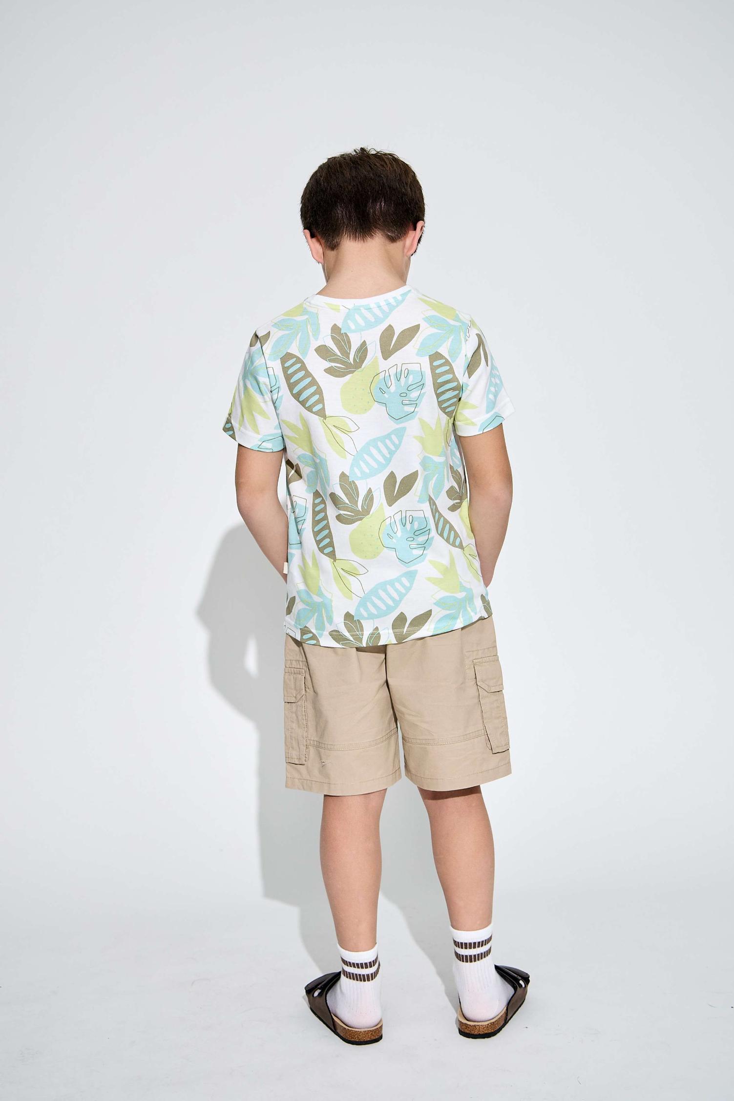 REMERA MC STP LEAVES 4-12