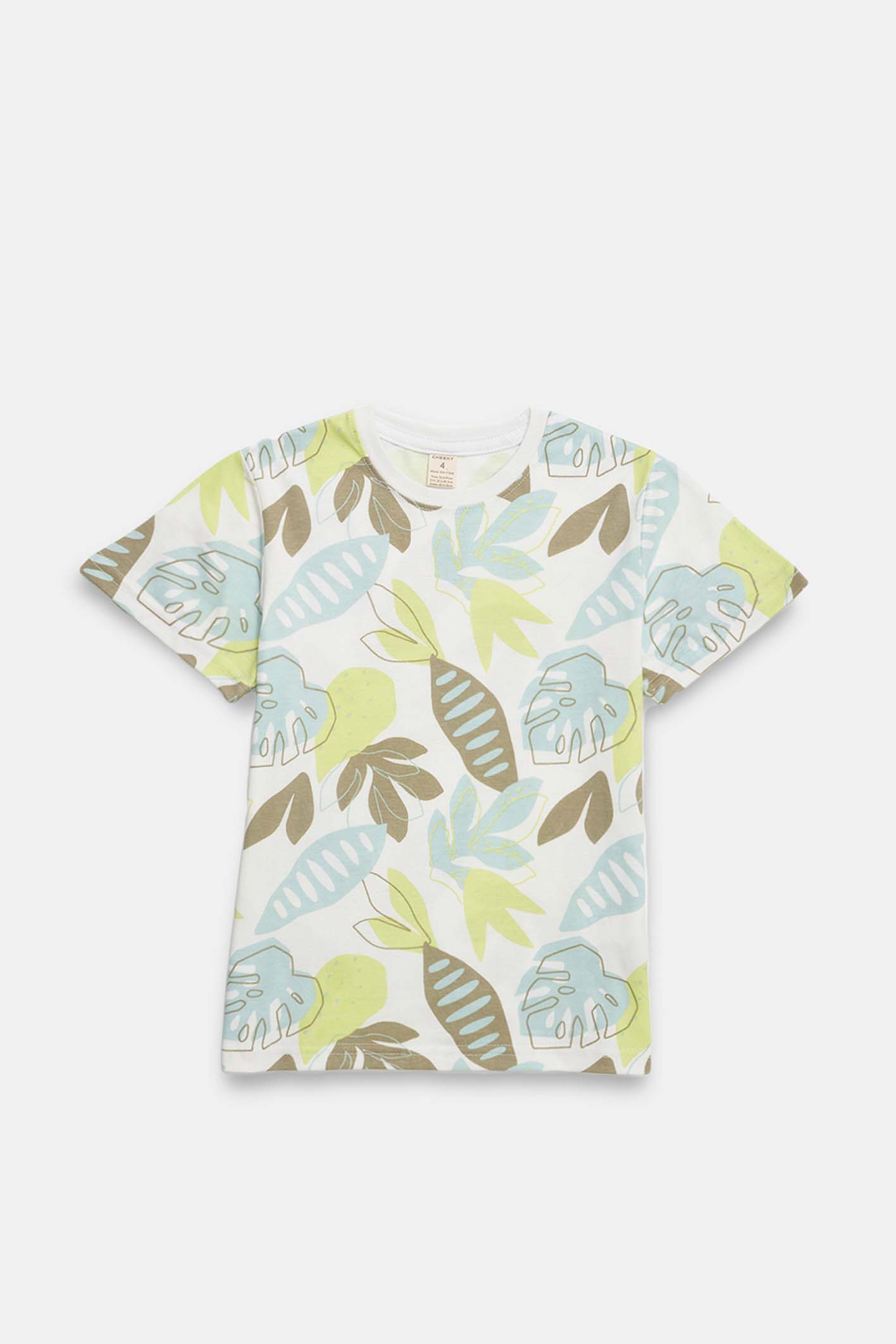 REMERA MC STP LEAVES 4-12