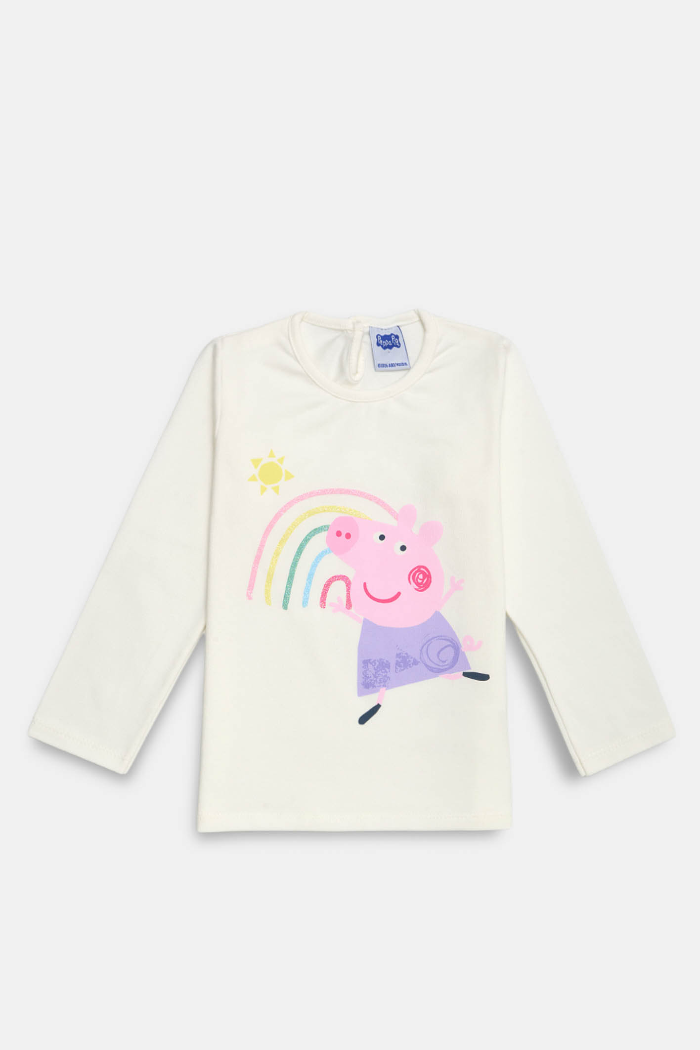 REMERA PEPPA RAINBOW 1-3