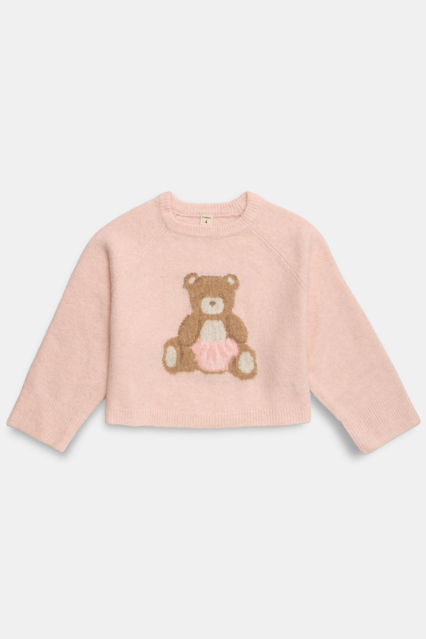 SWEATER TEDDY BEAR 4-12